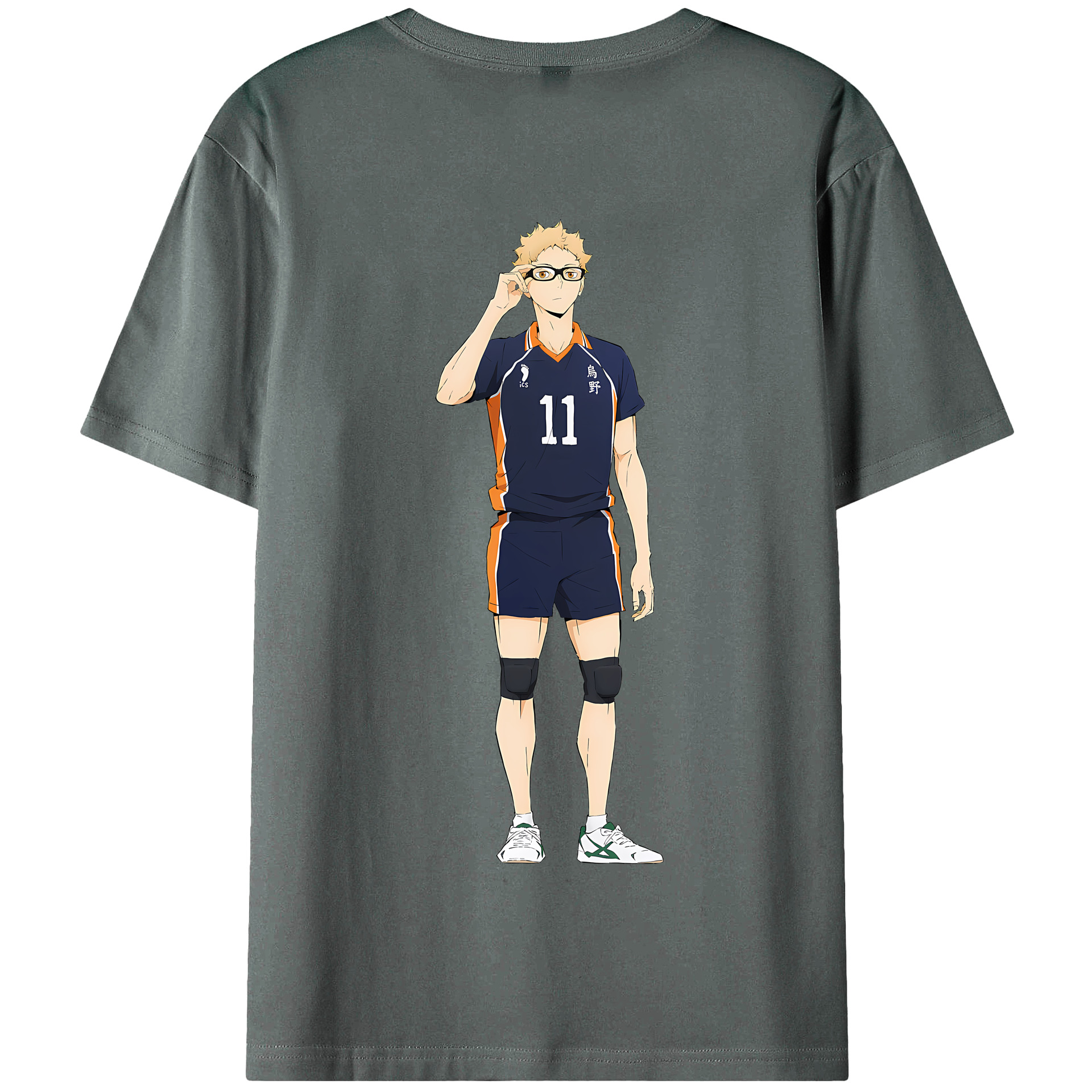（画像用） ハイキュー!! Haikyu!! 綿100％半袖Tシャツ（背面プリント）